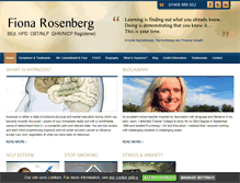 Tablet Screenshot of fionarosenberg.com